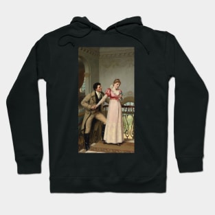 Yes Or No by Edmund Leighton Hoodie